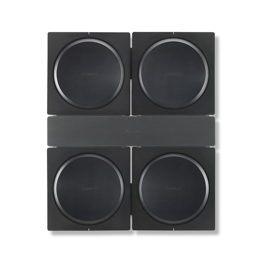 4 Sonos Amps Wall Mount